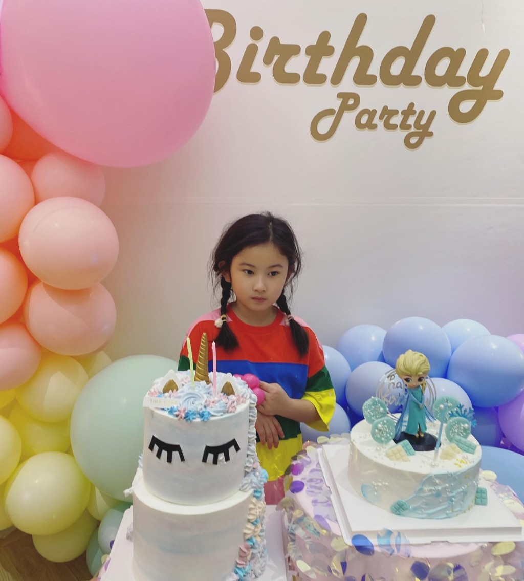 梁浸浸6歲的生日會在上海舉行。