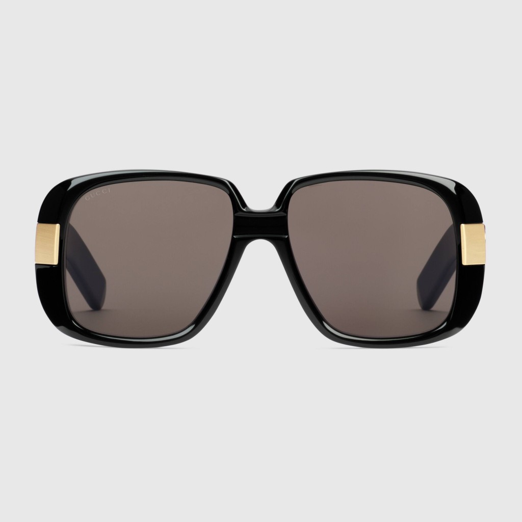 Gucci Pineapple rectangular-frame sunglasses (網上圖片)
