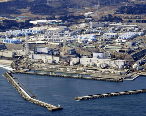 日本福島第一核電站。AP圖片