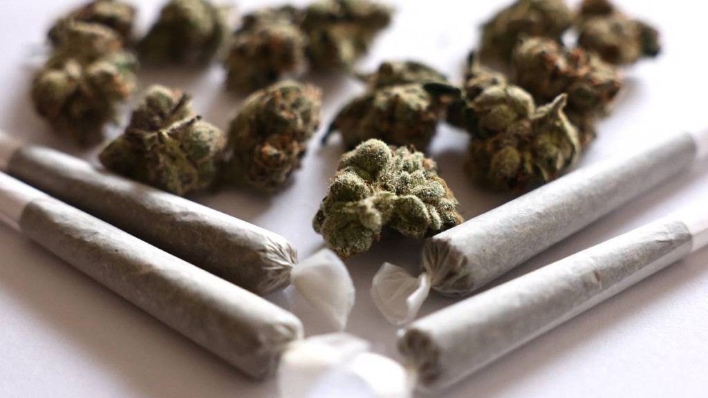 特朗普據報正考慮降低大麻危險等級。法新社