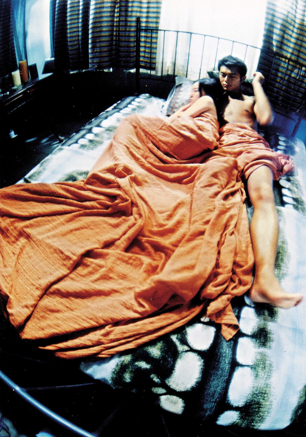 谷祖琳与古天乐在电影《野兽之瞳》有床上戏。