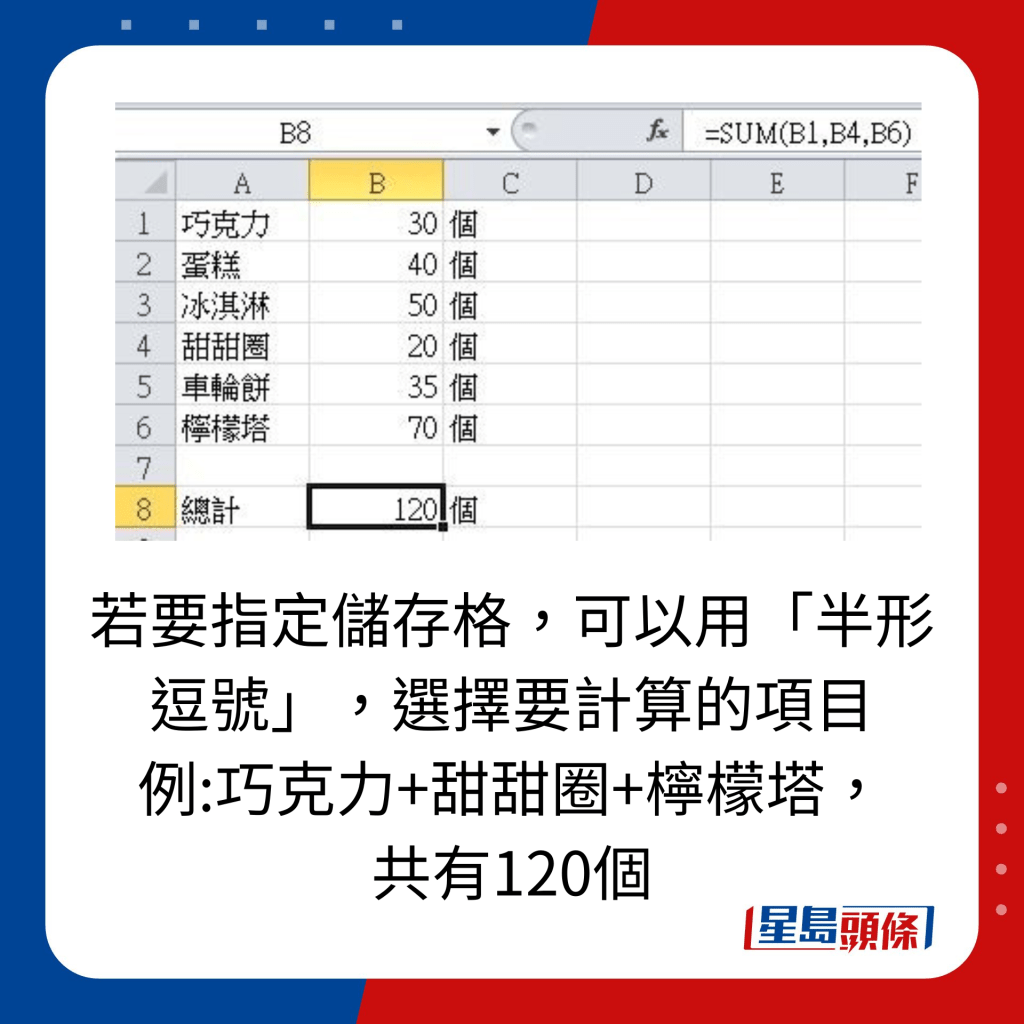 EXCEL 10大秘技｜1.數字加總