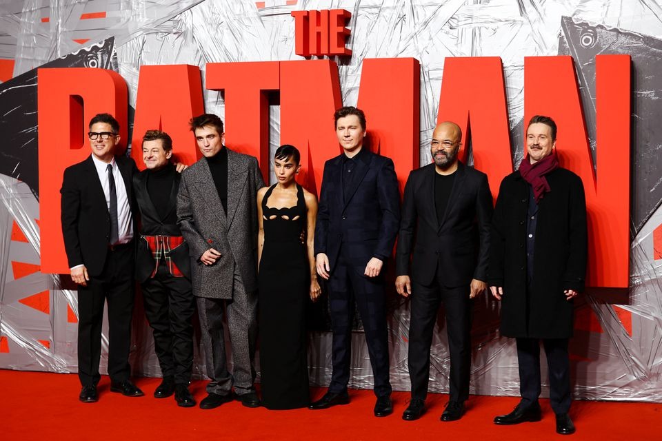 《蝙蝠俠》於23日晚在倫敦舉行首映，眾主演均有出席。