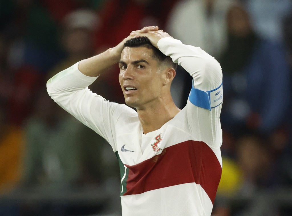 葡萄牙巨星C朗拿度今届世界杯表现不济。Reuters