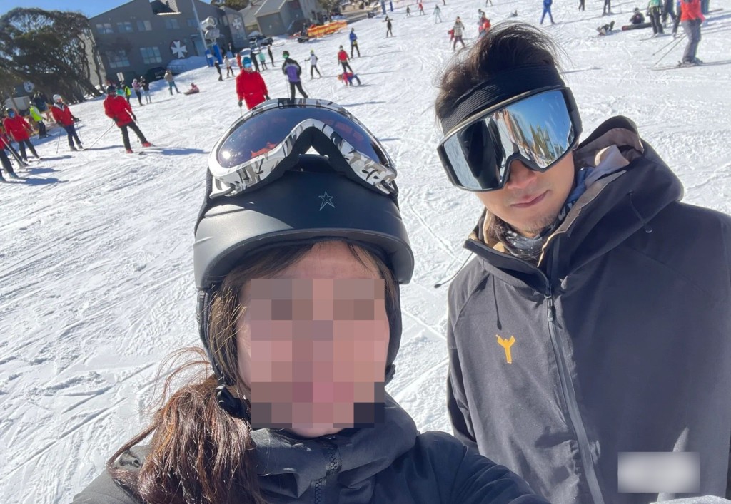 謝霆鋒連日來在滑雪場被粉絲瘋狂集郵。