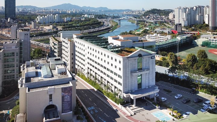 漢陽大學的國際學習館。