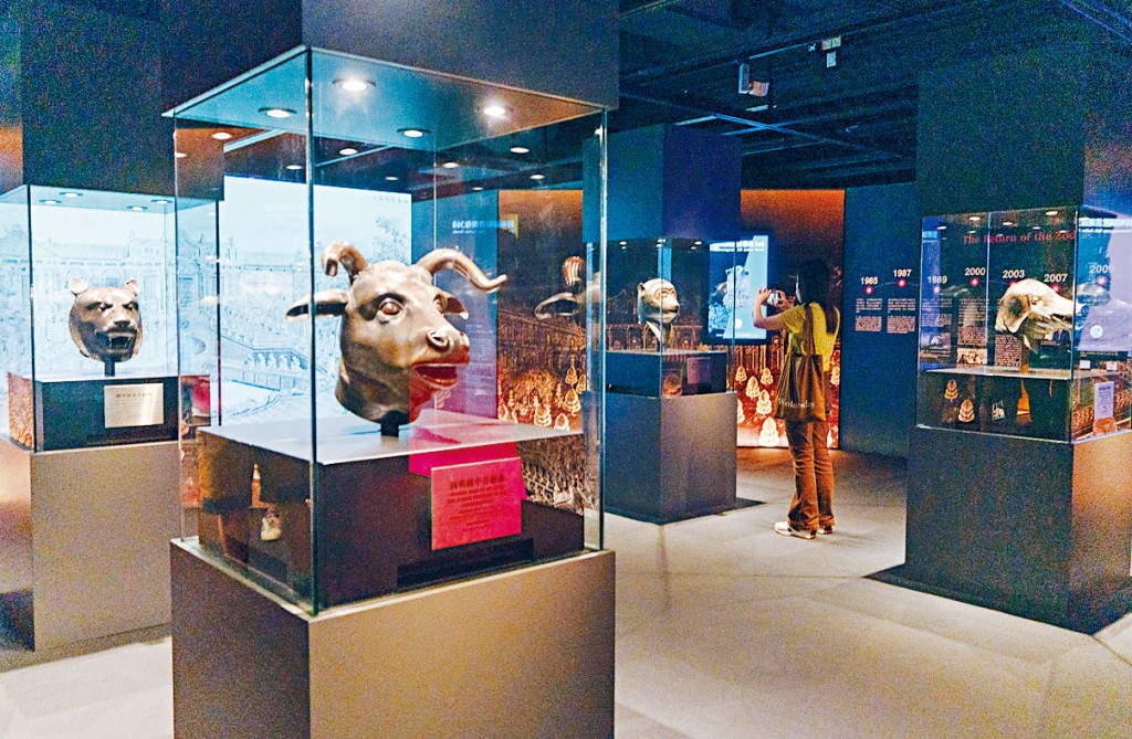 城大般哥展覽館展出4件圓明園獸首真品,並通過藝術(shù)科技及模型,展示「大水法」原貌及解釋運作原理。
