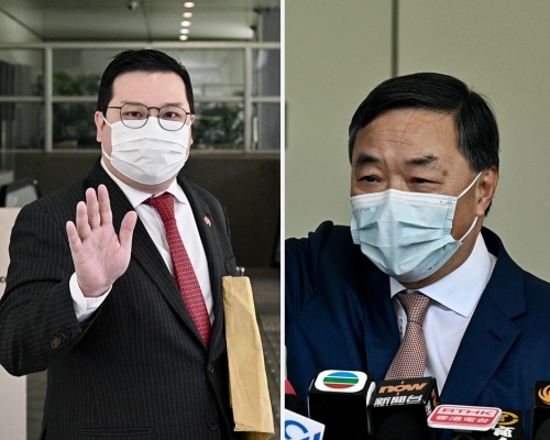 趙式浩(左)及龍漢標(右)今報名角逐地產界議席。