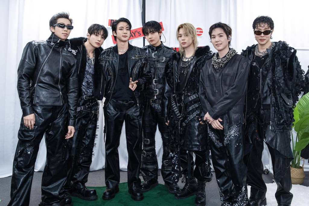 BTS昨晚在韓國高陽展開巡唱。 BTS昨晚在韓國高陽展開巡唱。