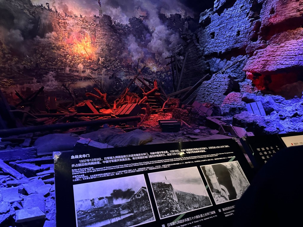 紀念館展出日軍侵華暴行。