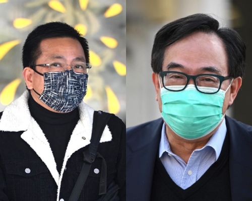 何鉅業(左）與盧偉國（右）