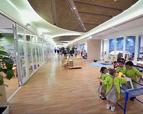 東涌英基國際幼稚園網站影片截圖。