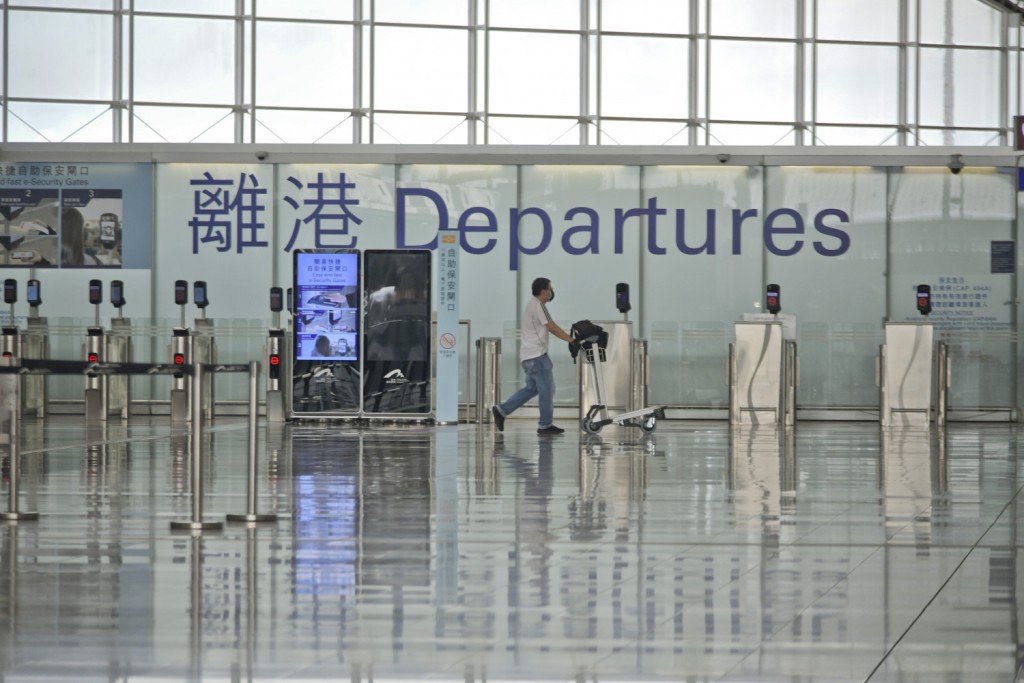 HK Express往台北航班，中途转飞高雄。（资料图片）