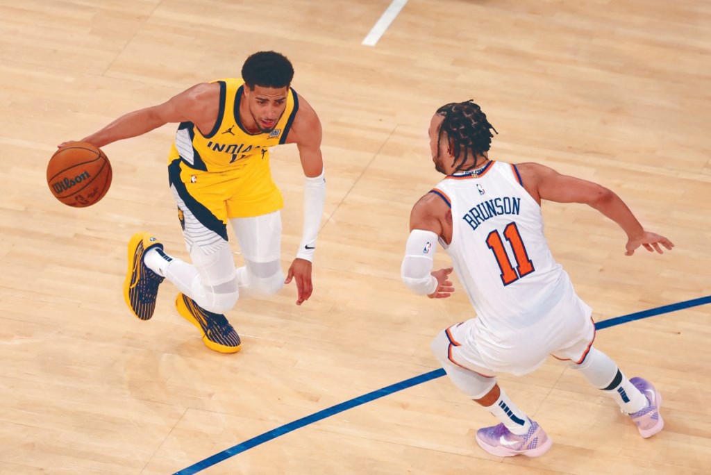 NBA Insights在東岸決賽紐約人對溜馬Game 1,會附上AI自動挑選的精彩片段,方便球迷重溫。