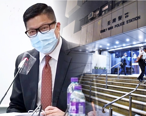 少女報稱在荃灣警署內被強姦,鄧炳強指少女涉「落假口供」正被通緝。