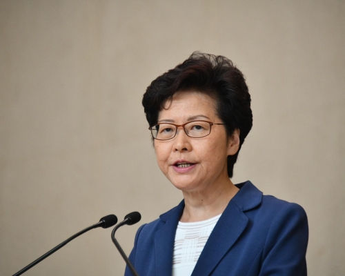 林鄭月娥表示無計劃再引用《緊急法》制定新法例。