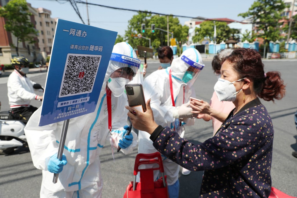 上海疫情進入「攻堅」階段。路透社圖片