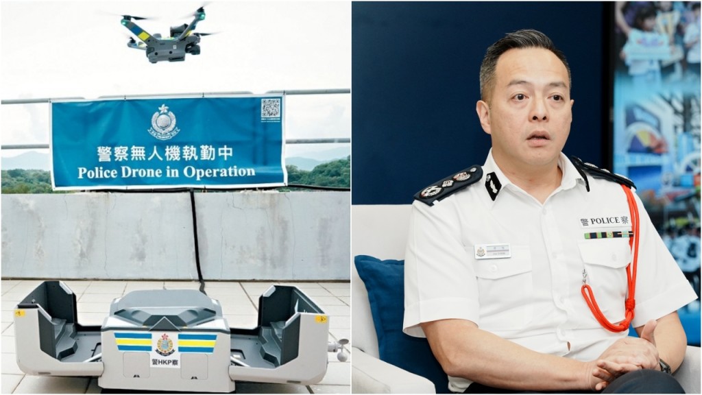 警方無人機「行咇」個半月4度建功 助拘毒販竊賊 周一鳴：擬推廣至其他區域