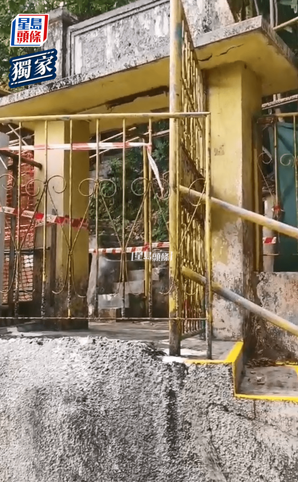 寶福山附近有一座荒廢寺廟，疑是盜匪作案前守候和藏身的位置。