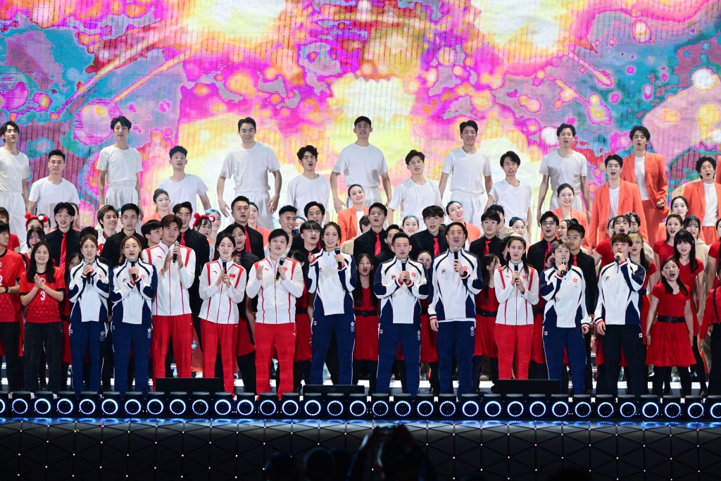 啟德體育園開幕表演。資料圖片 啟德體育園開幕表演。資料圖片