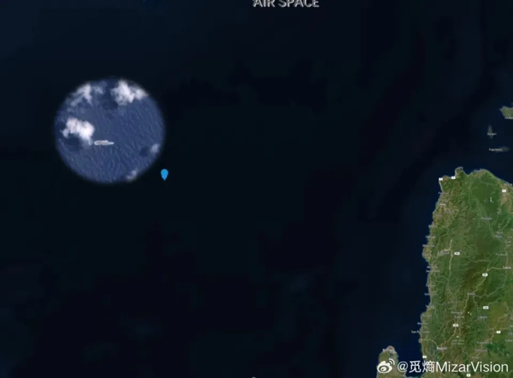 覓熵科技公司衛星照顯示，山東艦於6月25日離開南部戰區軍港，2天後被發現出現在菲律賓呂宋島以西大約200海里位置上。 騰訊網