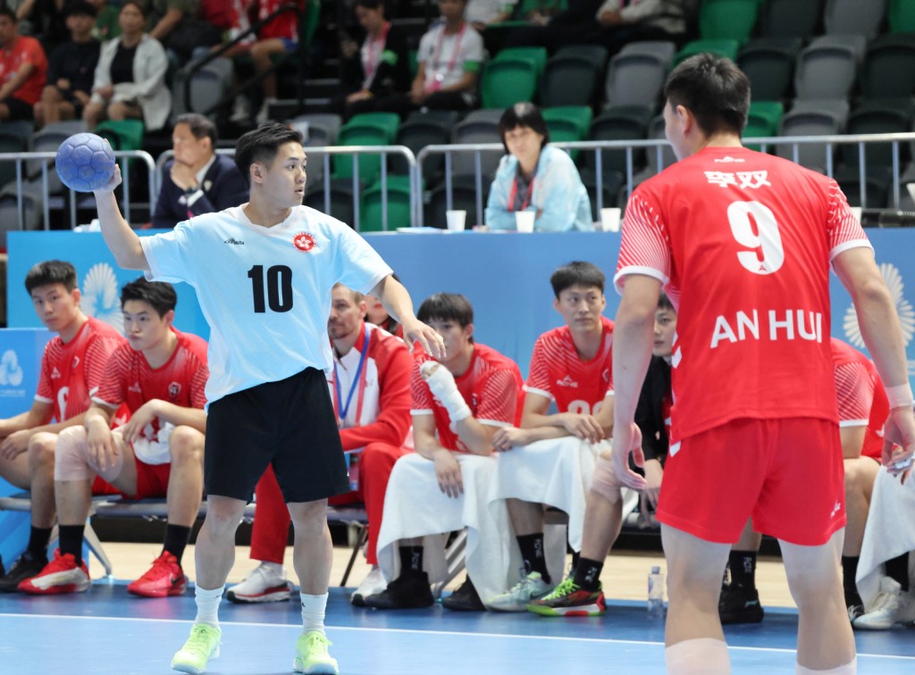 隊長謝永輝希望隊友忘記之前的比賽,努力面對銅牌戰爭勝。徐嘉華攝 隊長謝永輝希望隊友忘記之前的比賽,努力面對銅牌戰爭勝。徐嘉華攝