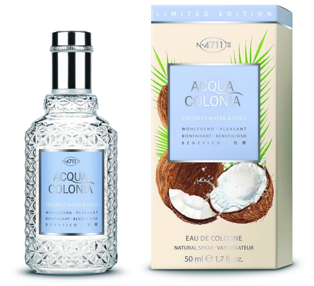 4711 Acqua Colonia 2022年限定版古龍水系列椰子水與柚子古龍水/$215/50ml。