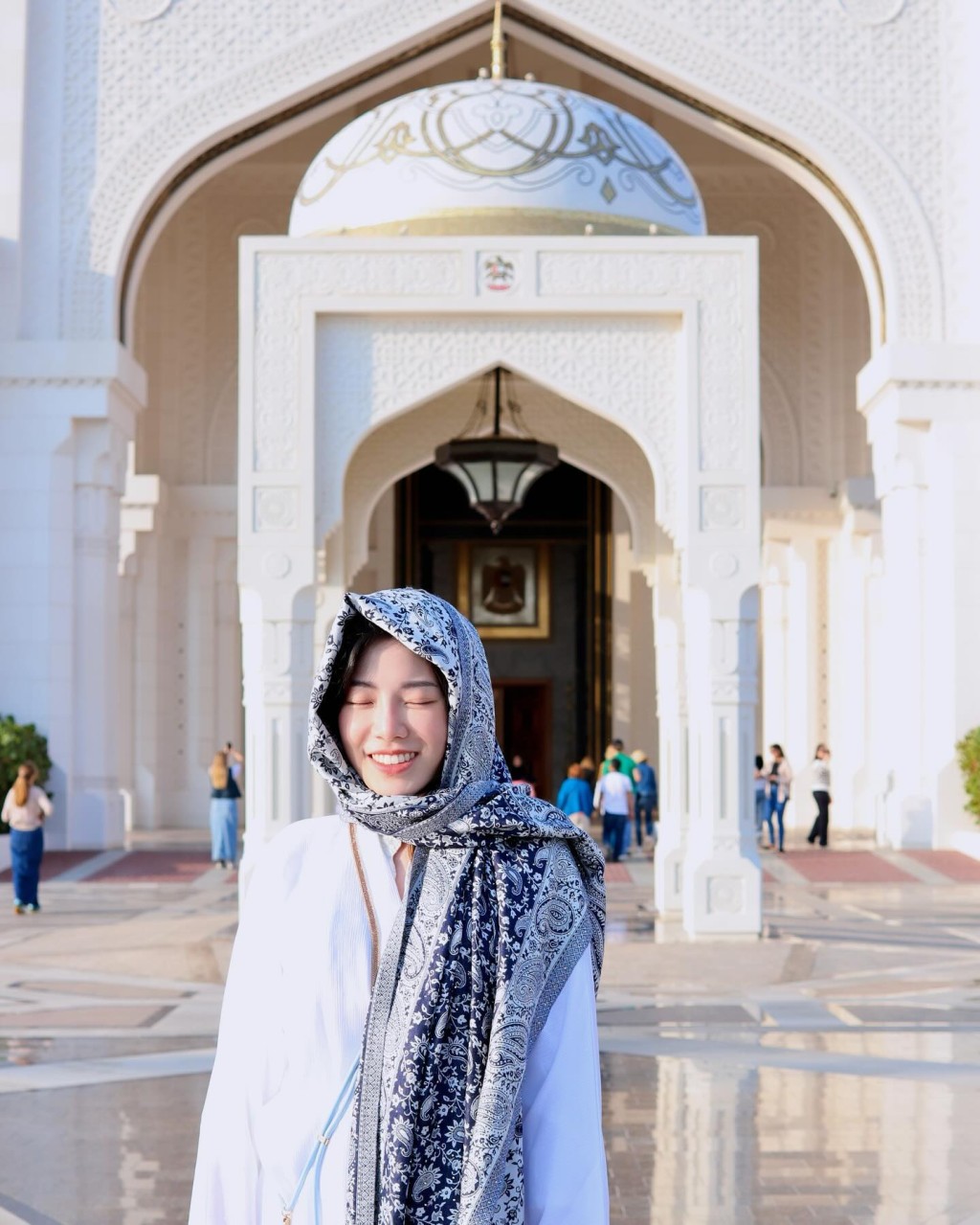 赵小婷曾多次在IG分享在杜拜旅游的照片。  ​