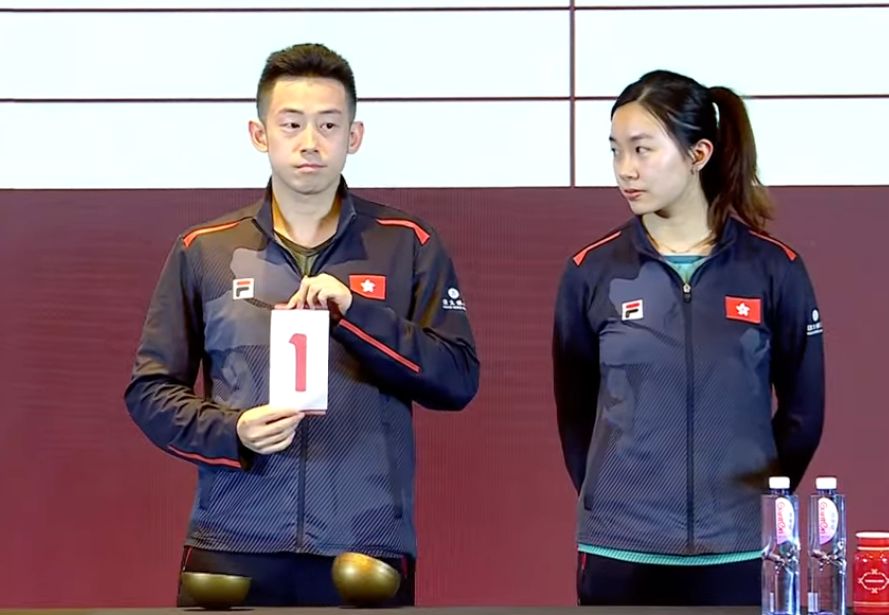 阿廷抽到跟國家隊同組的第一組。直播截圖 阿廷抽到跟國家隊同組的第一組。直播截圖