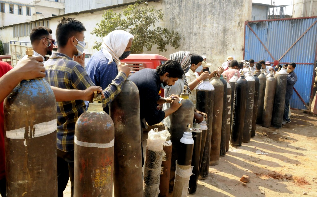 印度災情加劇。新華社圖片