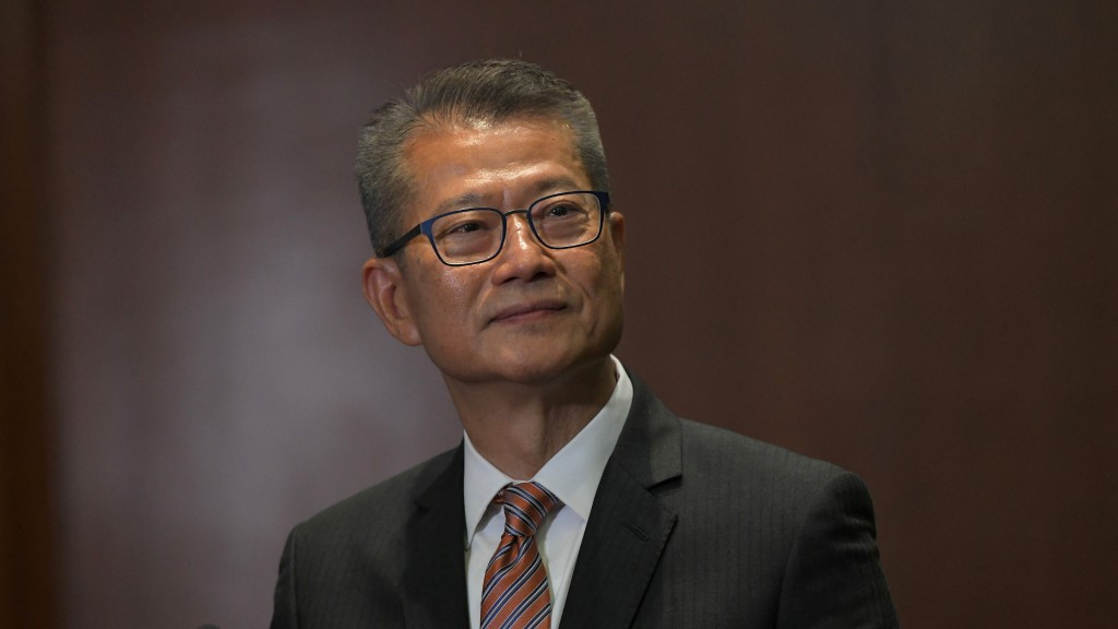 財政司司長陳茂波。梁譽東攝