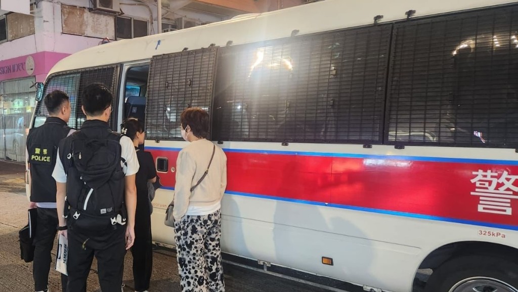 警方拘捕兩名女子。警方提供圖片