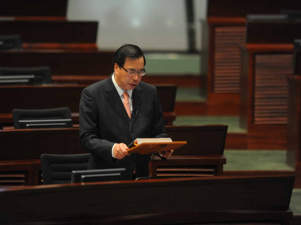 沙士疫情後，梁君彥得到業界支持，從2004年獲選為立法會議員。資料圖片