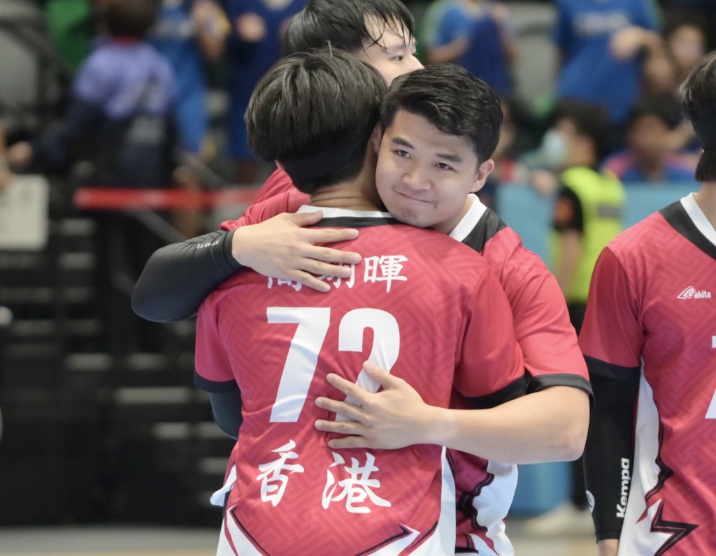 香港男子手球隊度過夢幻一周。何君健攝