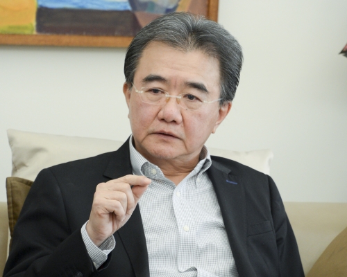 前浸大校長錢大康。 資料圖片