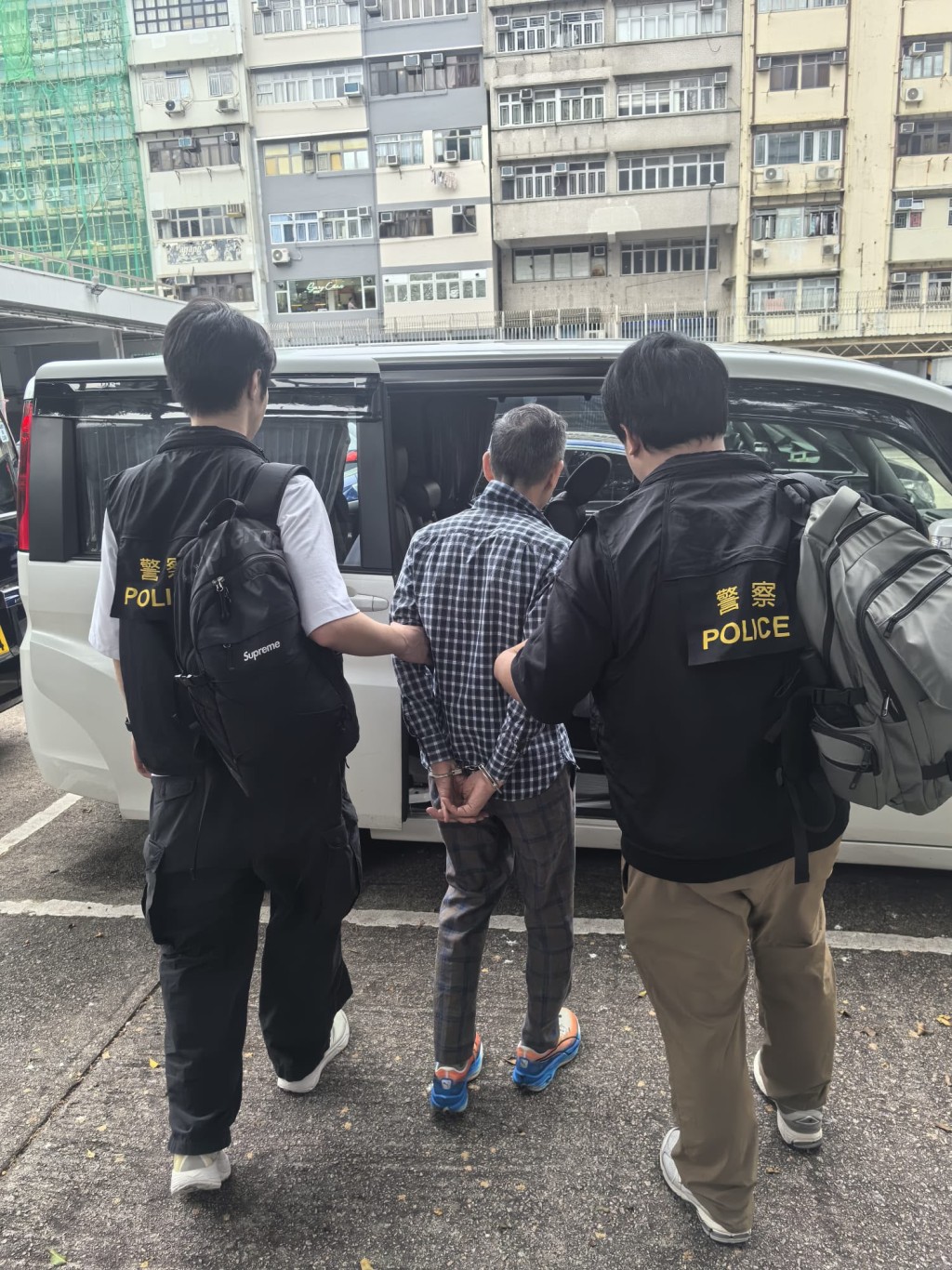 警方拘捕集團的4名骨幹成員。警方提供