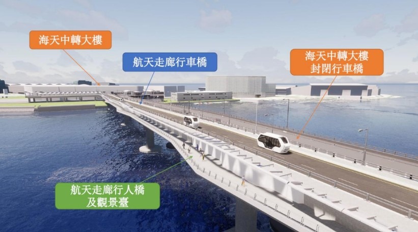 機管局預計「機場東涌專道」投入服務後,由機場島或航天城到東涌市中心,車程時間僅需約8至10分鐘。 機管局預計「機場東涌專道」投入服務後,由機場島或航天城到東涌市中心,車程時間僅需約8至10分鐘。