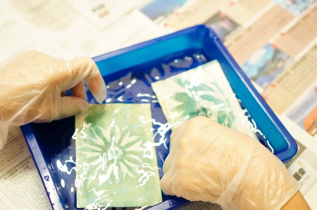 嘉年華更有多項體驗工作坊，例如「藍曬氰版體驗工作坊」。
