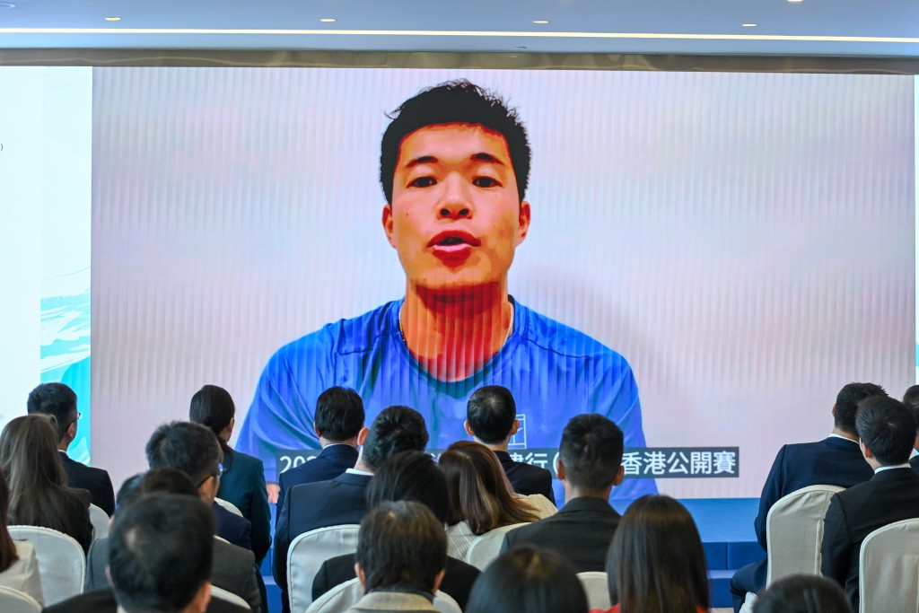 王康怡和黄俊铿（图）未能亲身出席发布会，以录像形式分享参赛感受。摄影：魏国谦