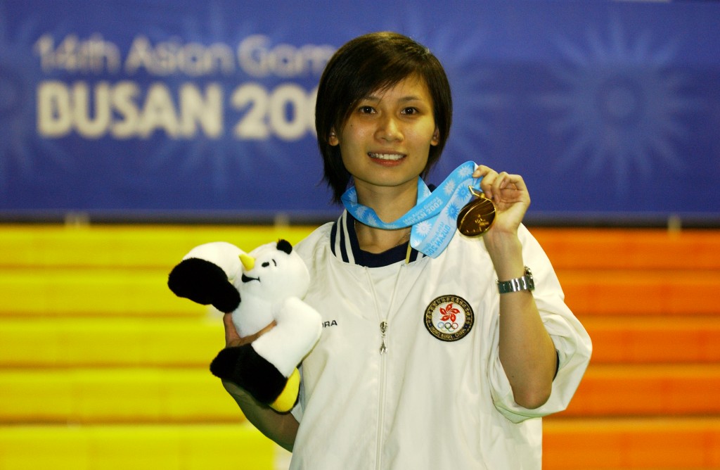02釜山亞運女單金牌，趙詠賢。 資資料圖片