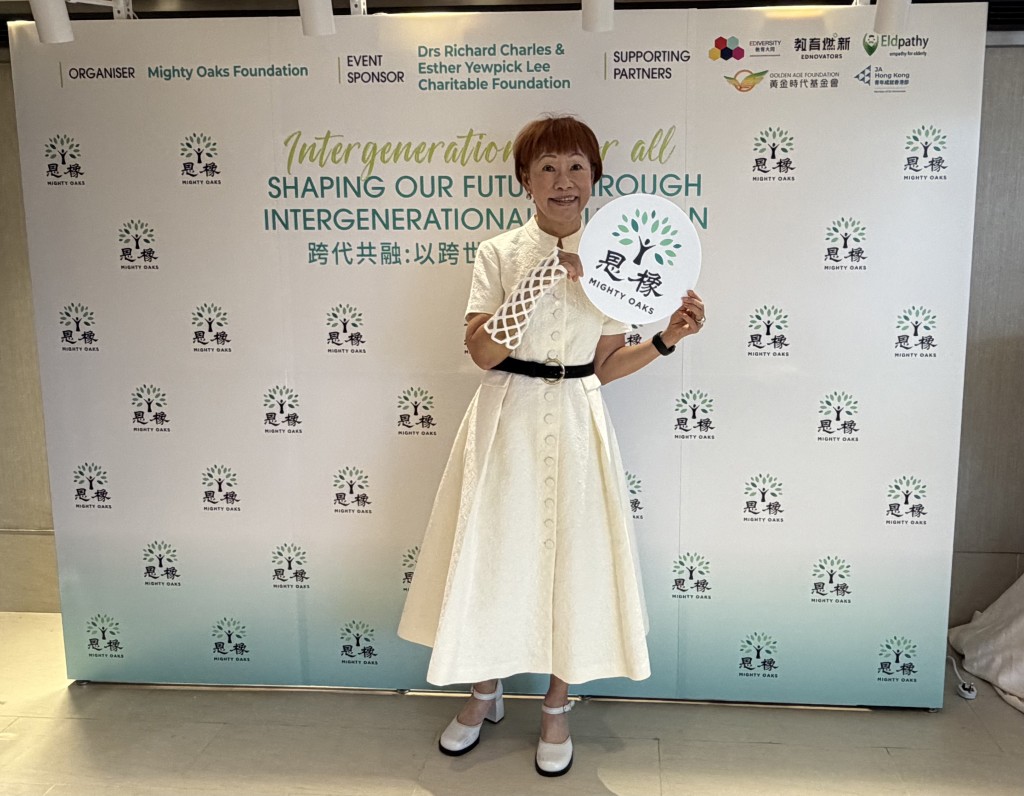 恩橡基金会创办人兼董事陈宝莉期望五至十年内，让跨代实践跃升社会主流。