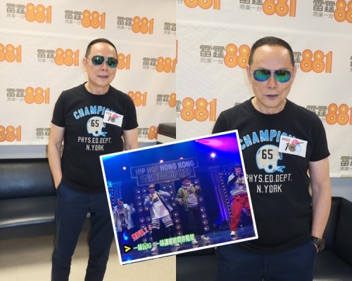 羅樂林笑說跳Hiphop又幾好玩。