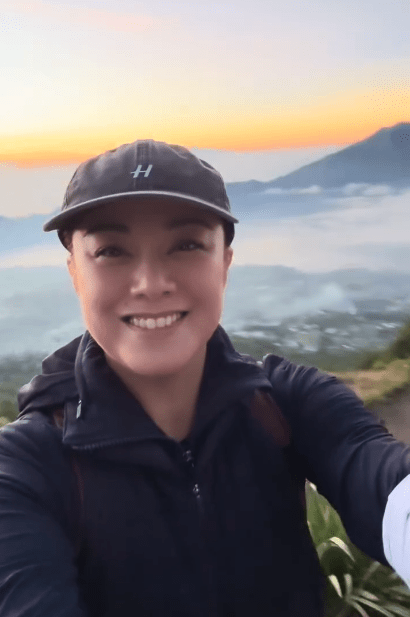 廖碧兒被指展現幸福肥。