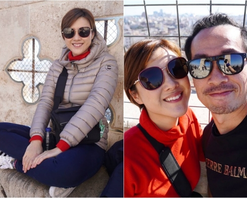 陈茵媺和陈豪去到华伦西亚大教堂。IG