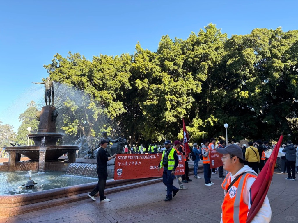 澳洲举行“停止青少年暴力”游行。小红书@vividOR
