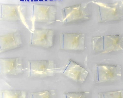 約11克懷疑霹靂可卡因。警方圖片