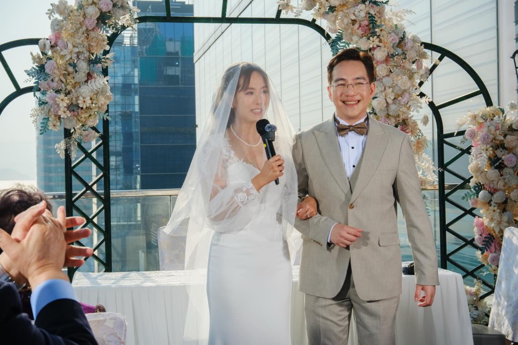 吳幸美3月23日在社交平台宣布已結婚。