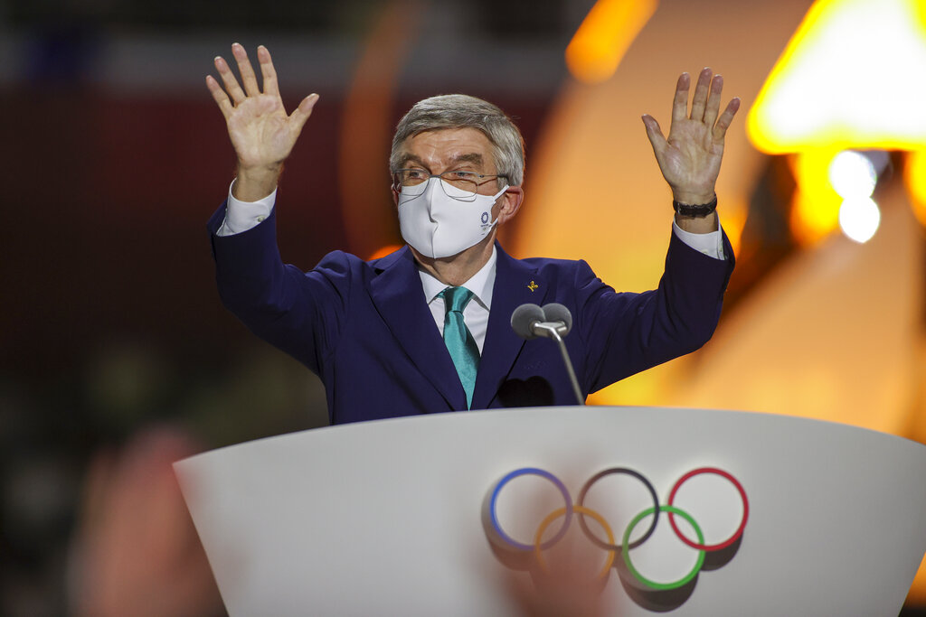 國際奧委會主席巴赫。AP