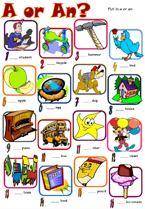 部分練習設精美彩色圖片,提升小朋友自學興趣。(My English Printable Worksheets)
