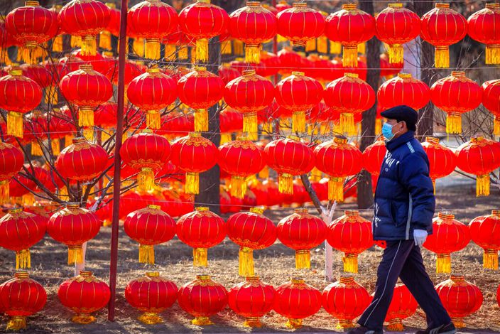 中國沒有停下改革與復興的步伐，2021年中國自信的邁步前進。AP